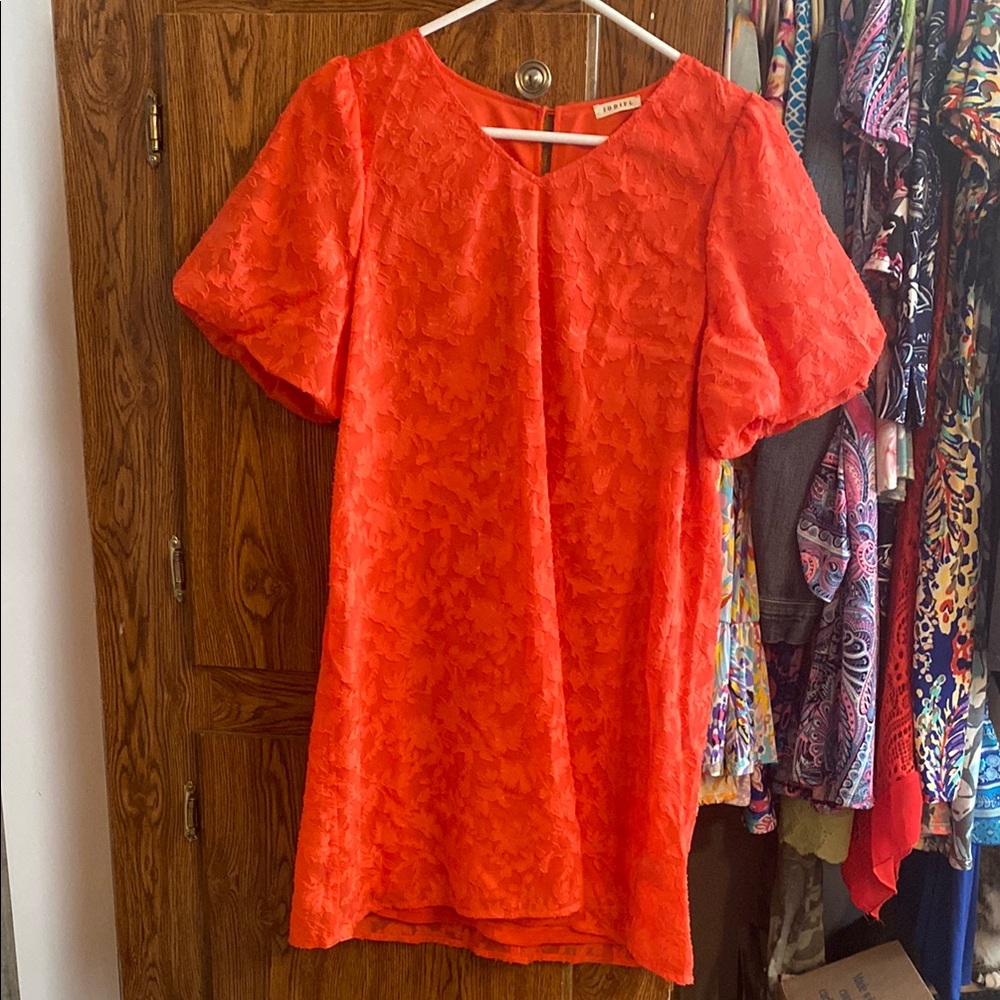 Bright Orange Dress